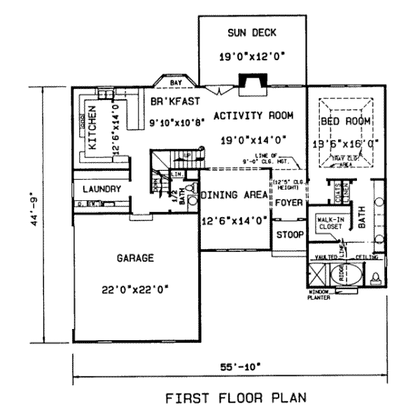 main floor house blueprint