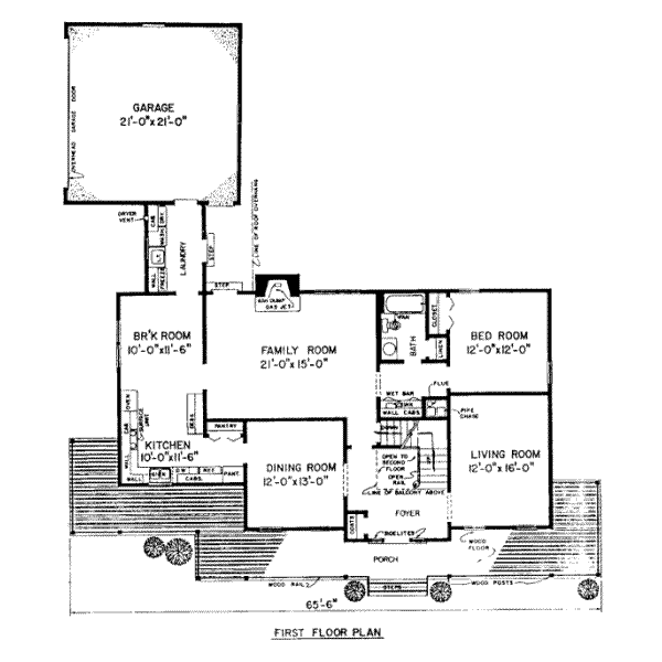 main floor house blueprint
