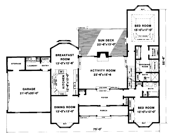 main floor house blueprint