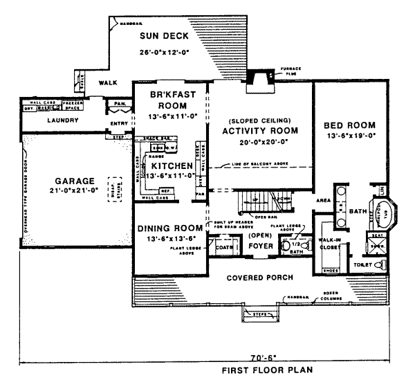 main floor house blueprint