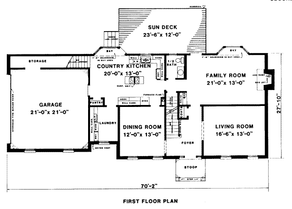 main floor house blueprint