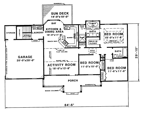 main floor house blueprint