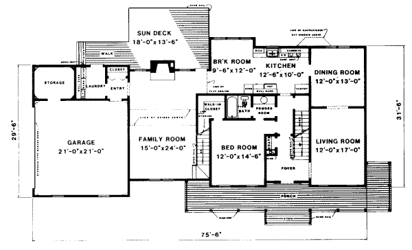 main floor house blueprint