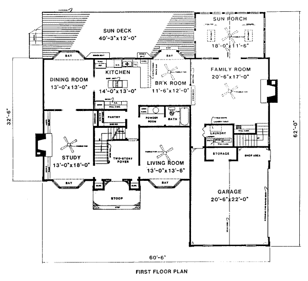 main floor house blueprint