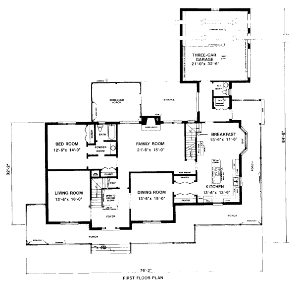 main floor house blueprint