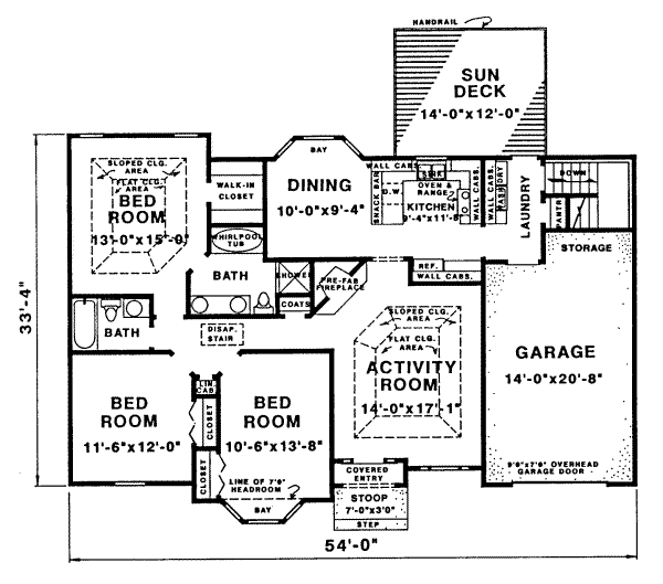 main floor house blueprint