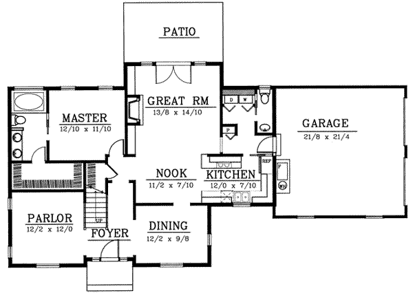 main floor house blueprint