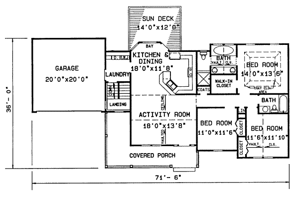 main floor house blueprint
