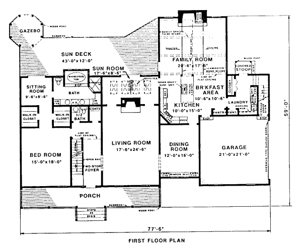 main floor house blueprint