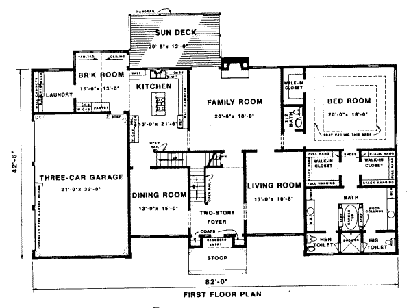 main floor house blueprint