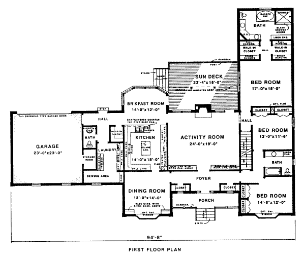 main floor house blueprint
