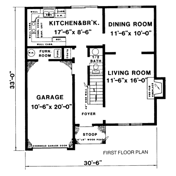 main floor house blueprint
