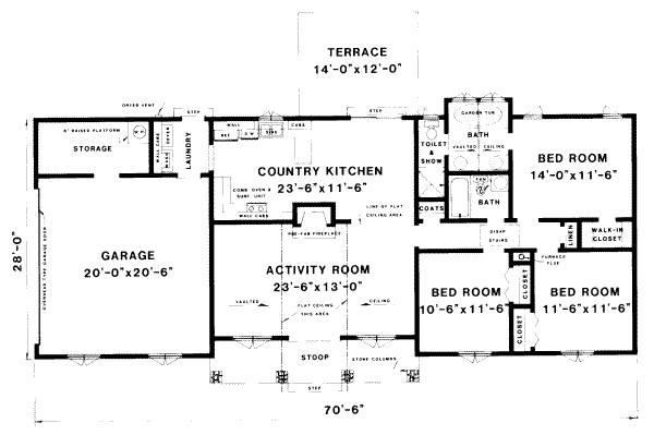 main floor house blueprint