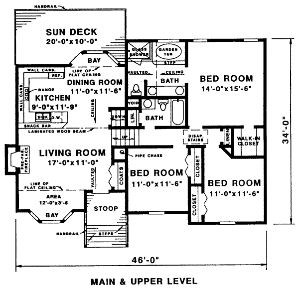 main floor house blueprint