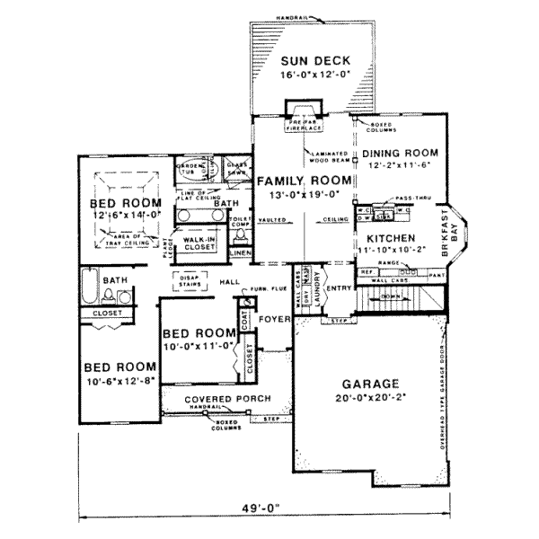 main floor house blueprint