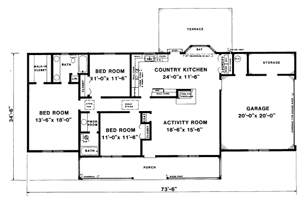 main floor house blueprint