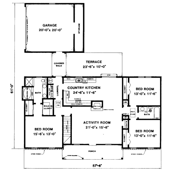 main floor house blueprint