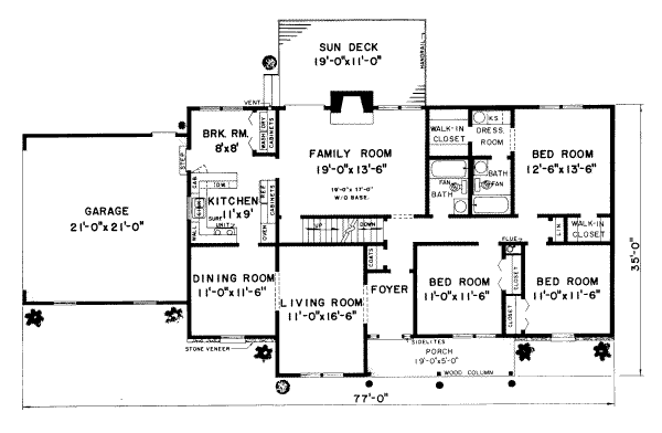 main floor house blueprint