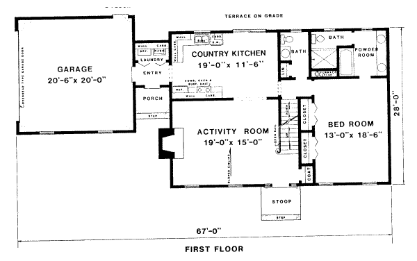 main floor house blueprint