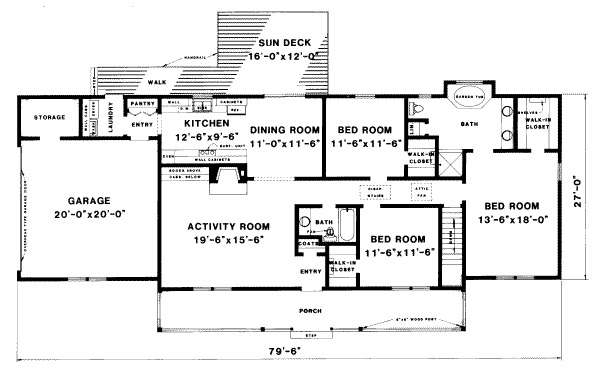 main floor house blueprint