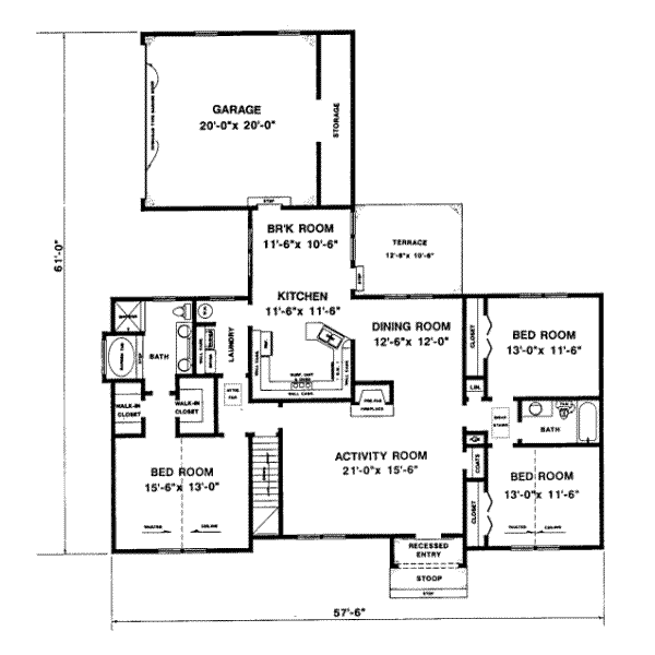 main floor house blueprint