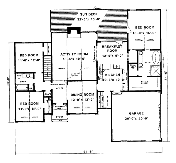 main floor house blueprint