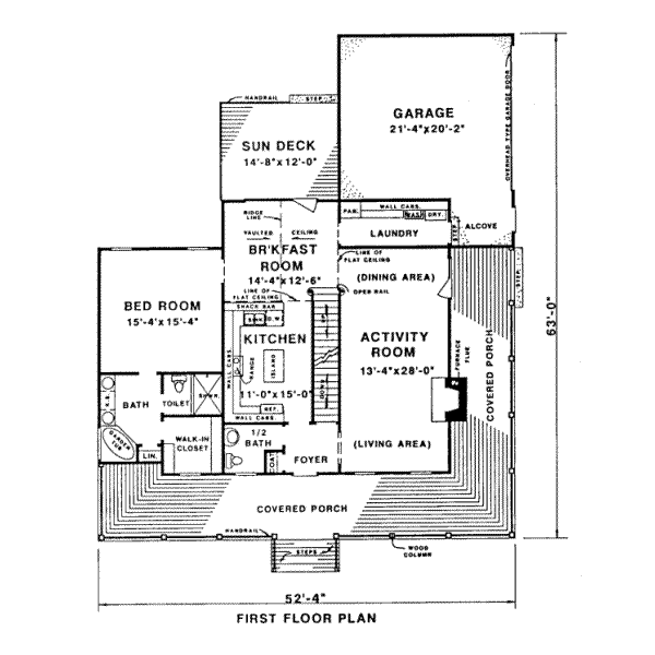 main floor house blueprint