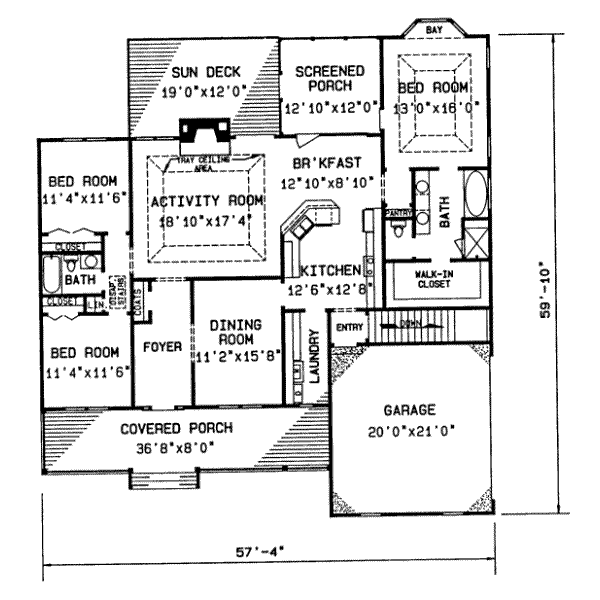 main floor house blueprint