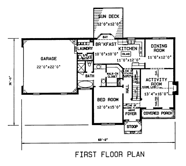 main floor house blueprint