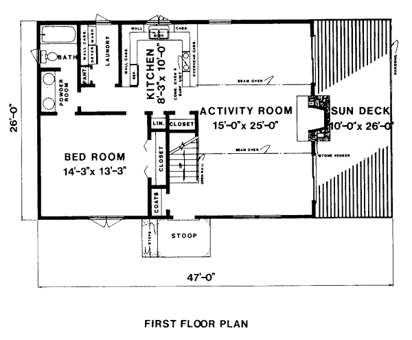 main floor house blueprint