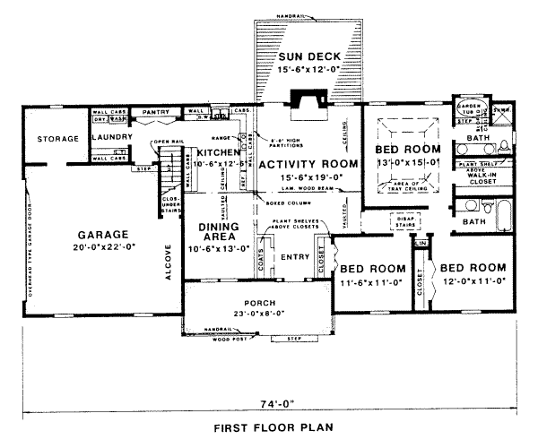 main floor house blueprint