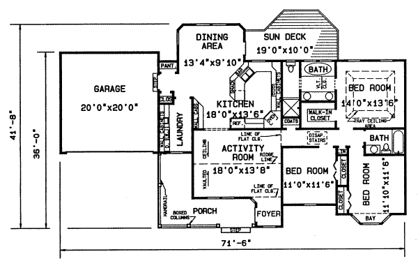 main floor house blueprint