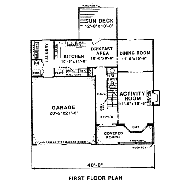 main floor house blueprint
