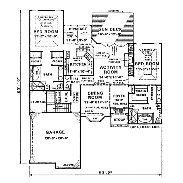 main floor house blueprint