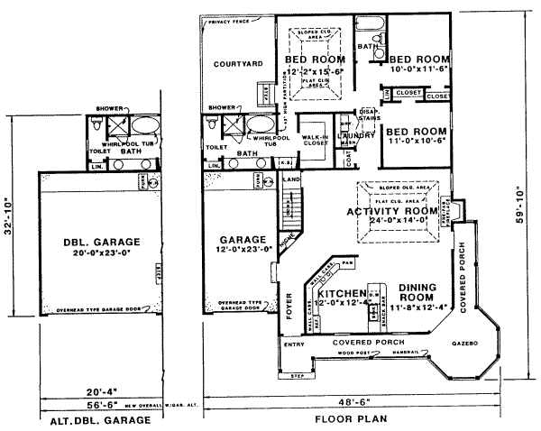 main floor house blueprint