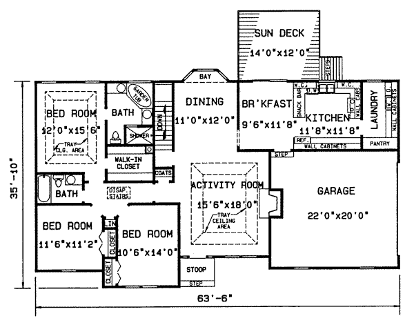 main floor house blueprint