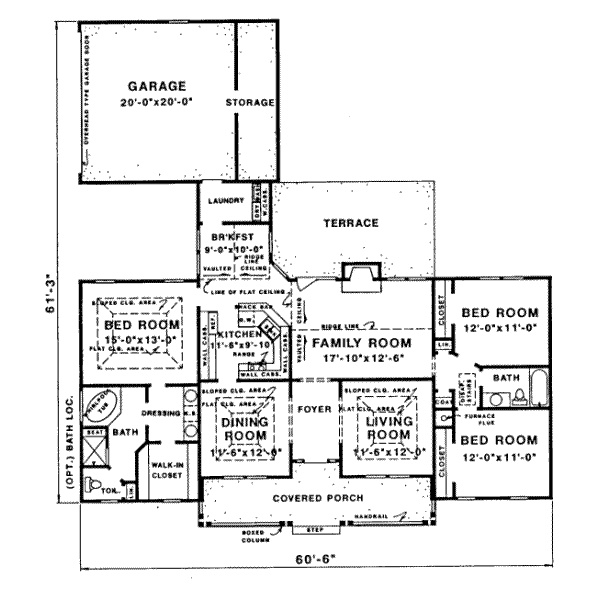 main floor house blueprint