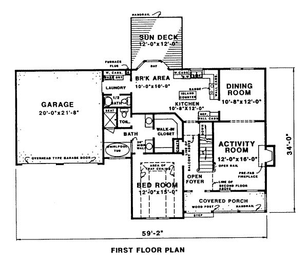 main floor house blueprint
