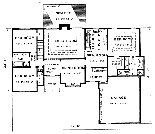 main floor house blueprint