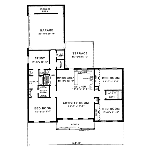 main floor house blueprint
