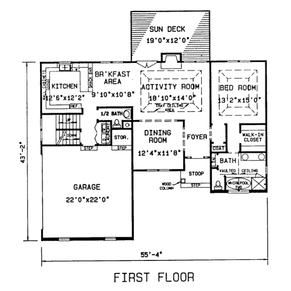 main floor house blueprint
