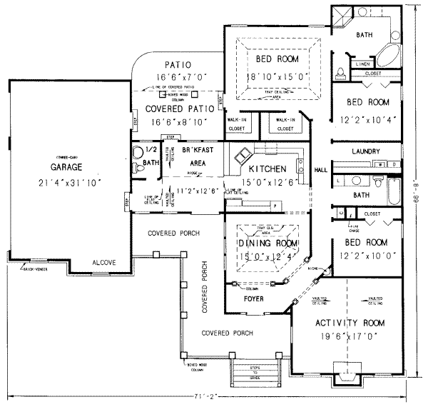 main floor house blueprint
