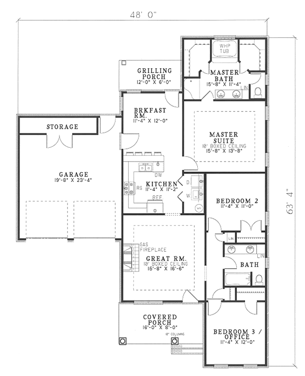 main floor house blueprint