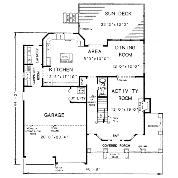 main floor house blueprint