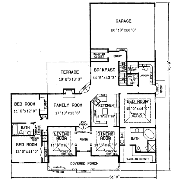 main floor house blueprint