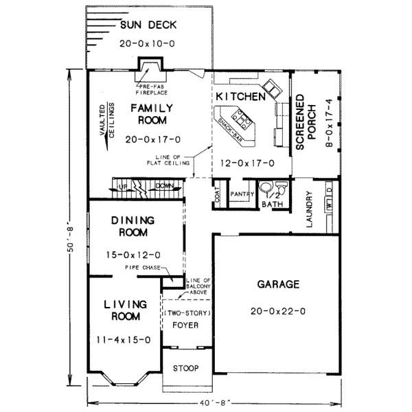 main floor house blueprint