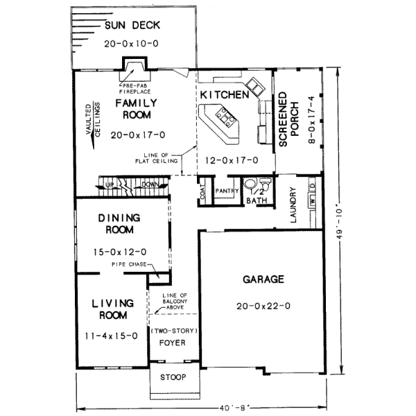 main floor house blueprint