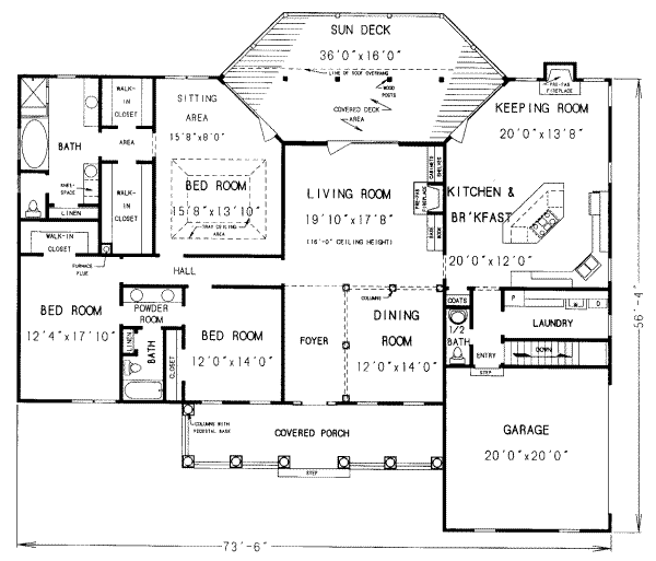 main floor house blueprint