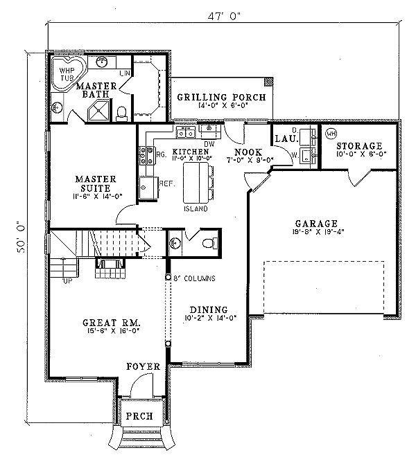 main floor house blueprint