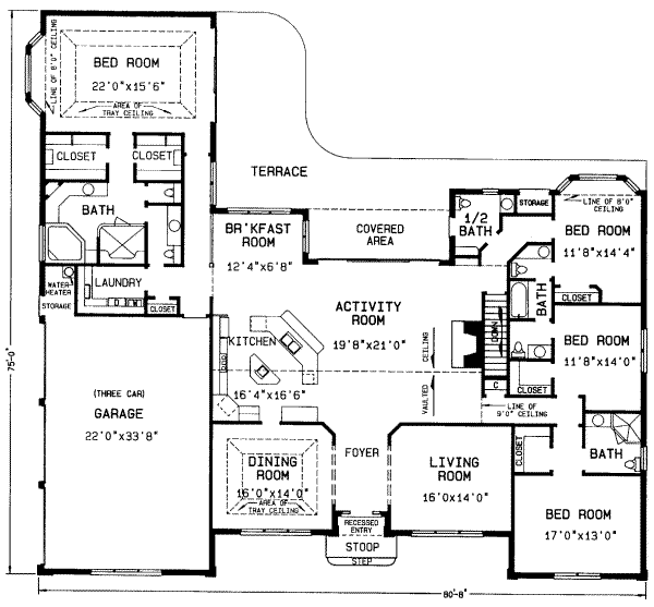 main floor house blueprint